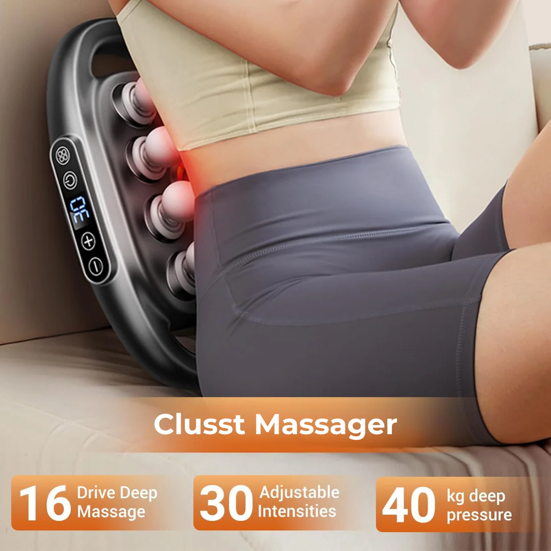 HyperRelax® PRO, 16-Head Massage Gun