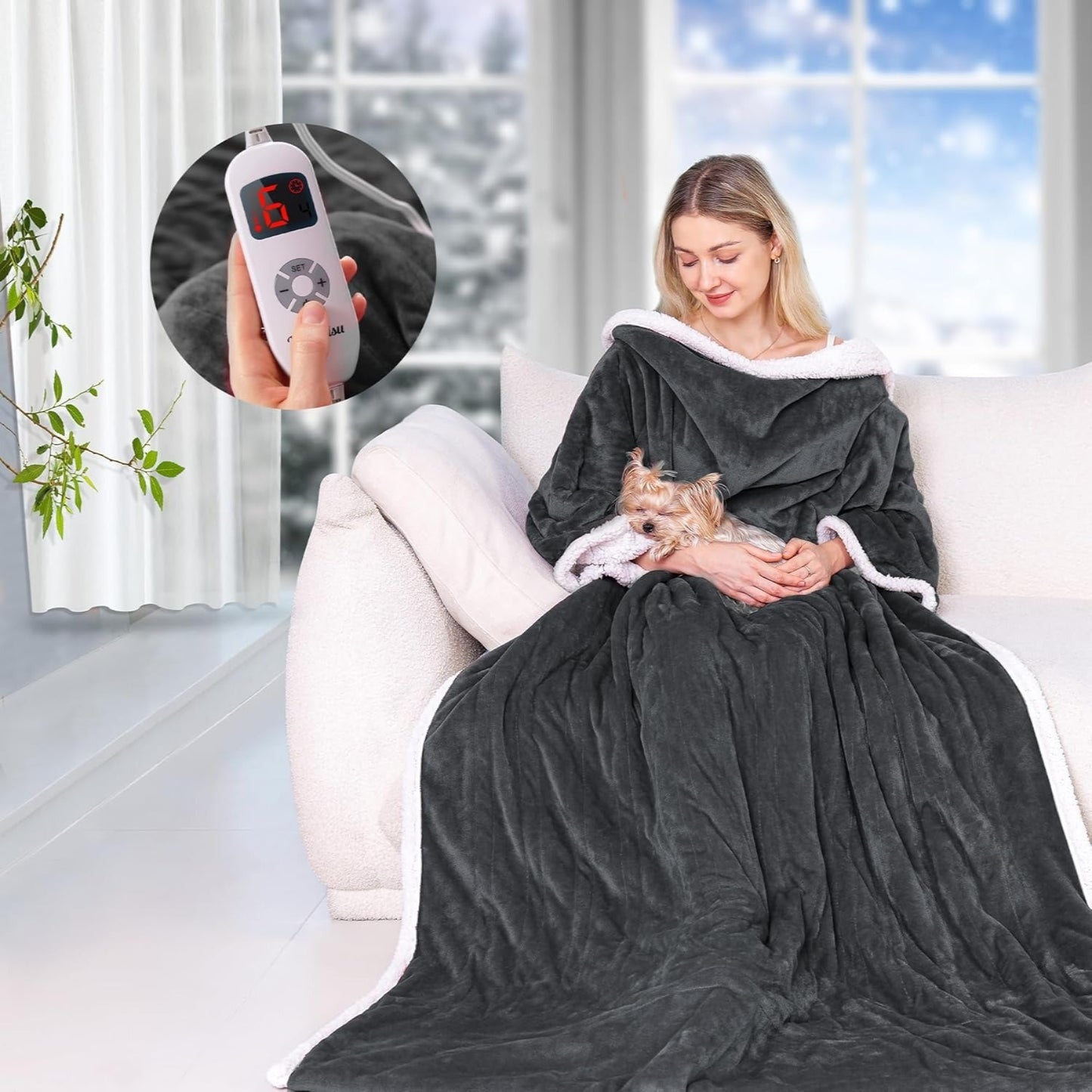CozyHug™ - Wearable Electric Blanket