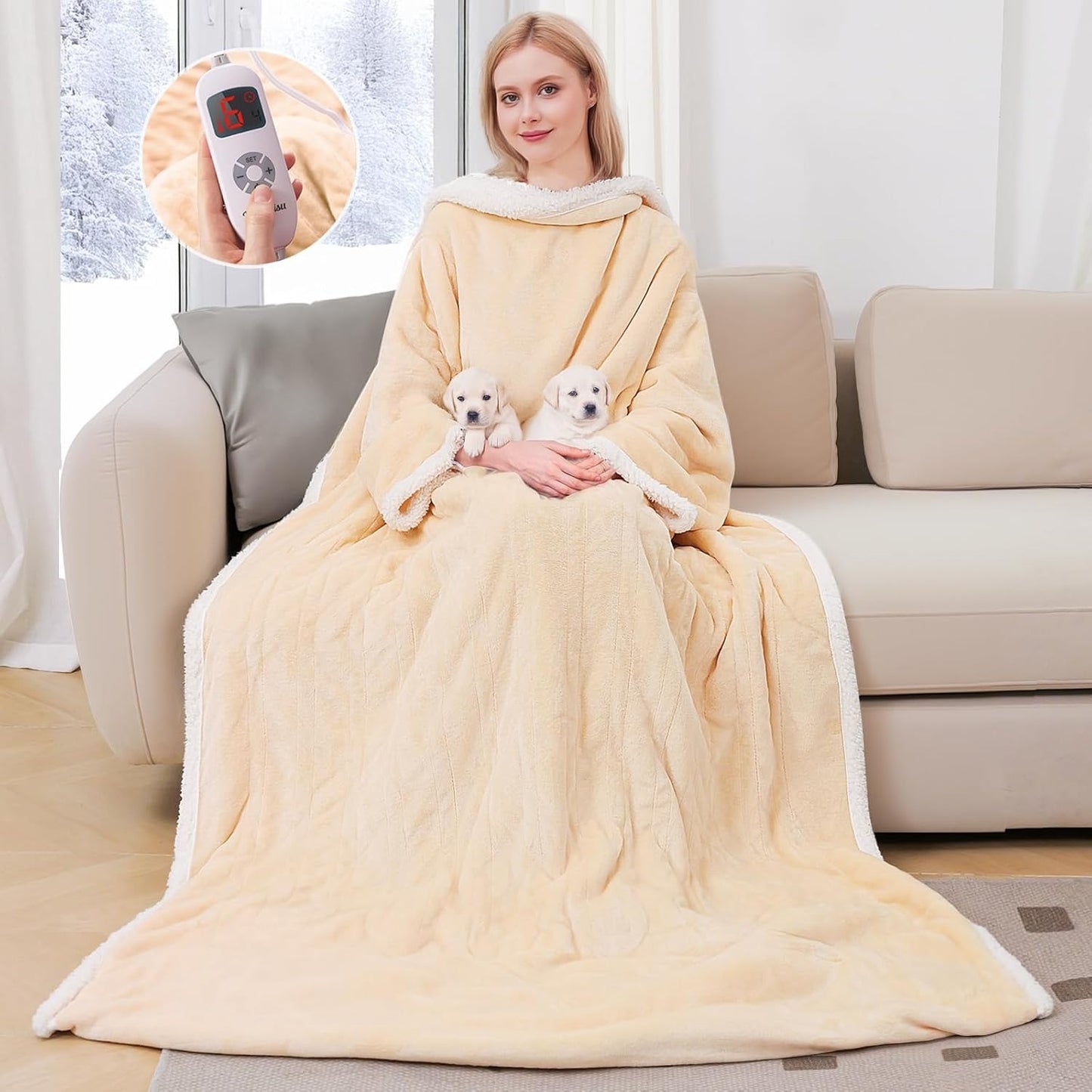 CozyHug™ - Wearable Electric Blanket