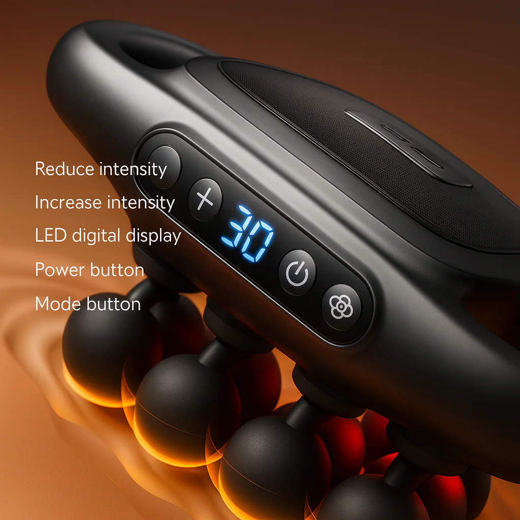 HyperRelax® PRO, 16-Head Massage Gun