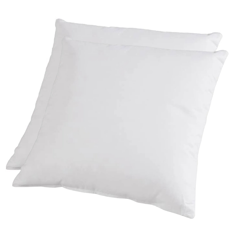 Extra Full Cotton Throw Pillow Insert – Down Alternative Cushion Filler